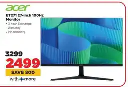 HiFi Corp Acer ET271 27-inch 100Hz Monitor offer