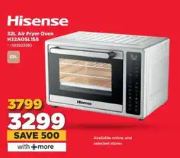 HiFi Corp Hisense 32L Air Fryer Oven H32A0S1S5 offer