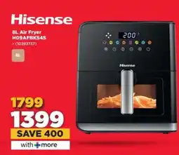 HiFi Corp Hisense 8L Air Fryer H09AFBKS4S offer