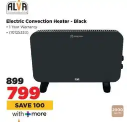 HiFi Corp Electric Convection Heater - Black offer