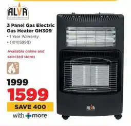 HiFi Corp 3 Panel Gas Electric Gas Heater GH309 offer