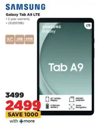 HiFi Corp Samsung Galaxy Tab A9 LTE offer