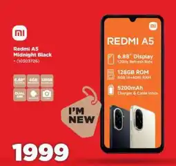 HiFi Corp Redmi A5 Midnight Black offer