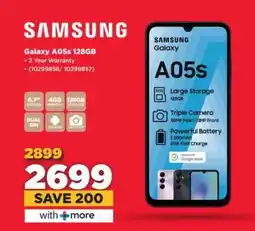 HiFi Corp Samsung Galaxy A05s 128GB offer