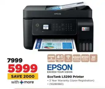 HiFi Corp Epson EcoTank L5290 Printer offer