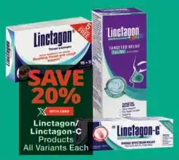 Checkers Linctagon/ Linctagon-C Products All Variants Each offer