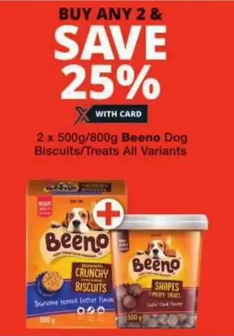 Checkers Beeno Dog Biscuits/Treats All Variants offer