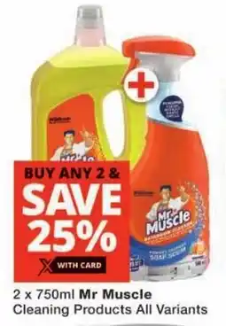 Checkers Mr Muscle Cleaning Products All Variants offer