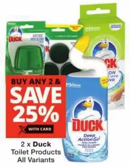 Checkers Duck Toilet Products All Variants offer