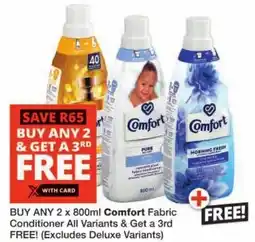 Checkers Comfort Fabric Conditioner All Variants offer