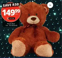 Checkers Plush Bear offer