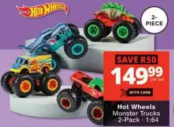 Checkers Hot Wheels Monster Trucks offer