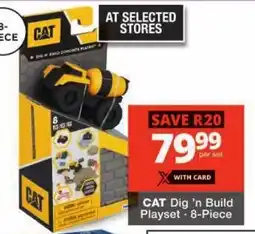 Checkers CAT Dig 'n Build Playset offer