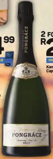 Pick n Pay Liquor Pongrácz Brut, Brut Rosé, Noble Nectar or Nectar Rosé Cap Classique offer
