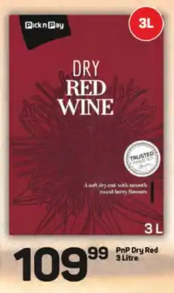 Pick n Pay Liquor PnP Dry Red offer
