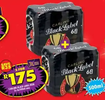 Shoprite Liquor Carling black label beer cans offer