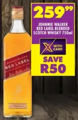 Shoprite Liquor Johnnie walker red label blended scotch whisky offer