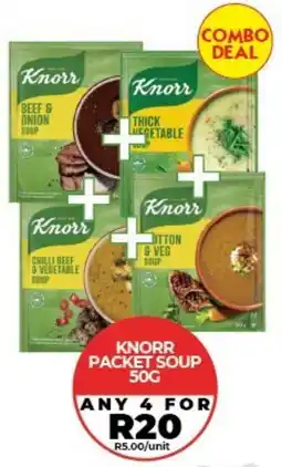 1UP Knorr packet soup offer