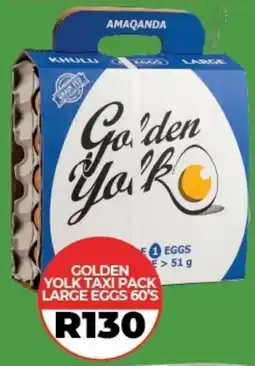 1UP Golden yolk taxi pack large eggs offer