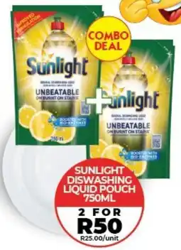 1UP Sunlight diswashing liquid pouch offer