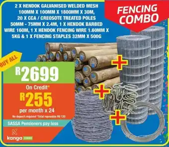 Boxer Build Fencing Combo offer