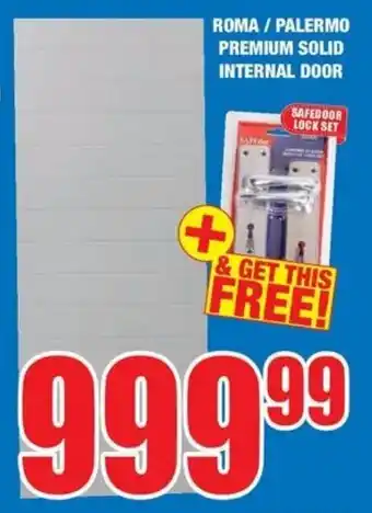 Boxer Build Roma/ palermo premium solid internal door offer