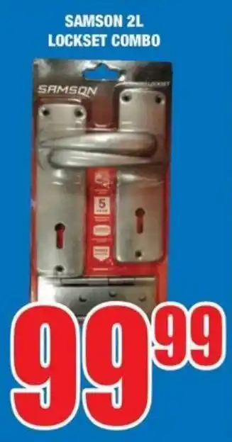 Boxer Build Samson 2l lockset combo offer