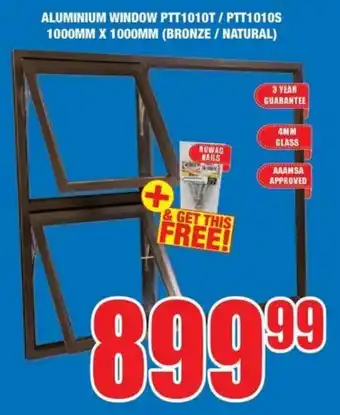 Boxer Build Aluminium window ptt1010t/ ptt1010s offer