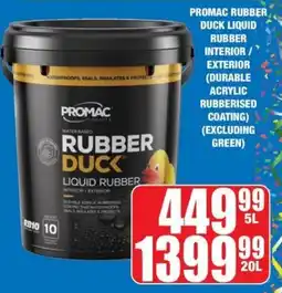 Boxer Build Promac rubber duck liquid rubber interior/ exterior offer