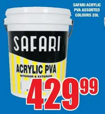 Boxer Build Safari acrylic pva assorted colours offer