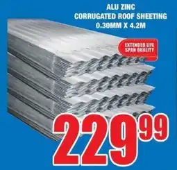 Boxer Build Alu zinc corrugated roof sheeting offer