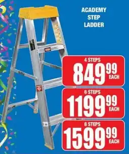 Boxer Build Academy step ladder offer