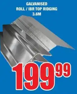 Boxer Build Galvanised roll/ ibr top ridging offer