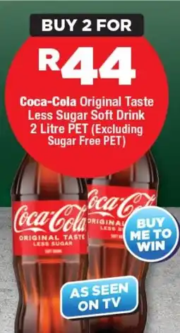 OK Foods Coca-Cola Original Taste Less Sugar Soft Drink offer