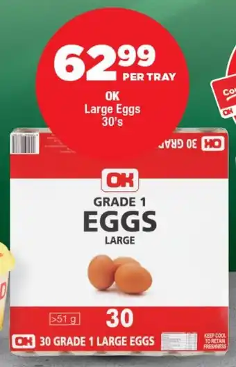 OK Foods OK Large Eggs offer