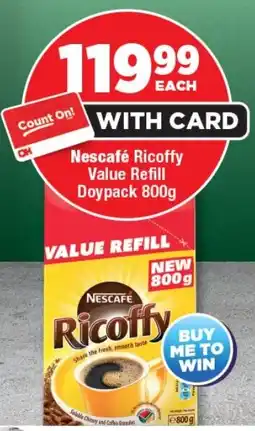 OK Foods Nescafé Ricoffy Value Refill Doypack offer