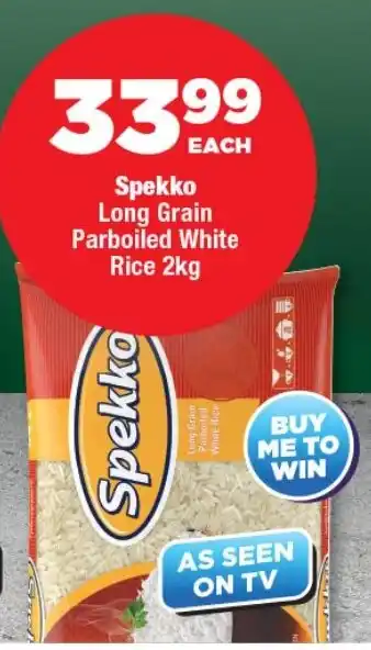 OK Foods Spekko Long Grain Parboiled White Rice offer