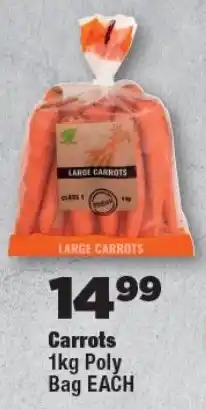 OK Foods Carrots Poly Bag offer