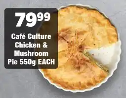 OK Foods Café Culture Chicken & Mushroom Pie offer