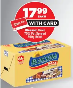 OK Foods Blossom Bake 70% Fat Spread Brick offer