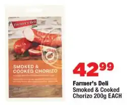 OK Foods Farmer's Deli Smoked & Cooked Chorizo offer