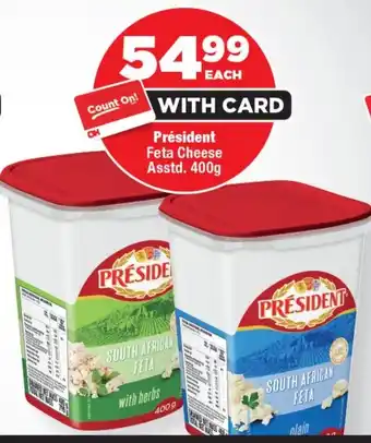 OK Foods Président Feta Cheese Asstd. offer