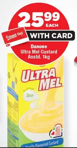 OK Foods Danone Ultra Mel Custard Asstd. offer
