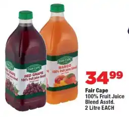 OK Foods Fair Cape 100% Fruit Juice Blend Asstd. offer