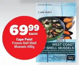 OK Foods Cape Point Frozen Half Shell Mussels offer