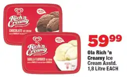OK Foods Ola Rich 'n Creamy Ice Cream Asstd. offer