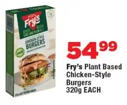 OK Foods Fry's Plant Based Chicken-Style Burgers offer
