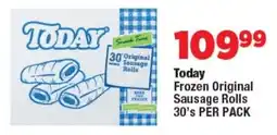 OK Foods Today Frozen Original Sausage Rolls offer