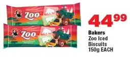 OK Foods Bakers Zoo Iced Biscuits offer
