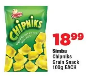 OK Foods Simba Chipniks Grain Snack offer